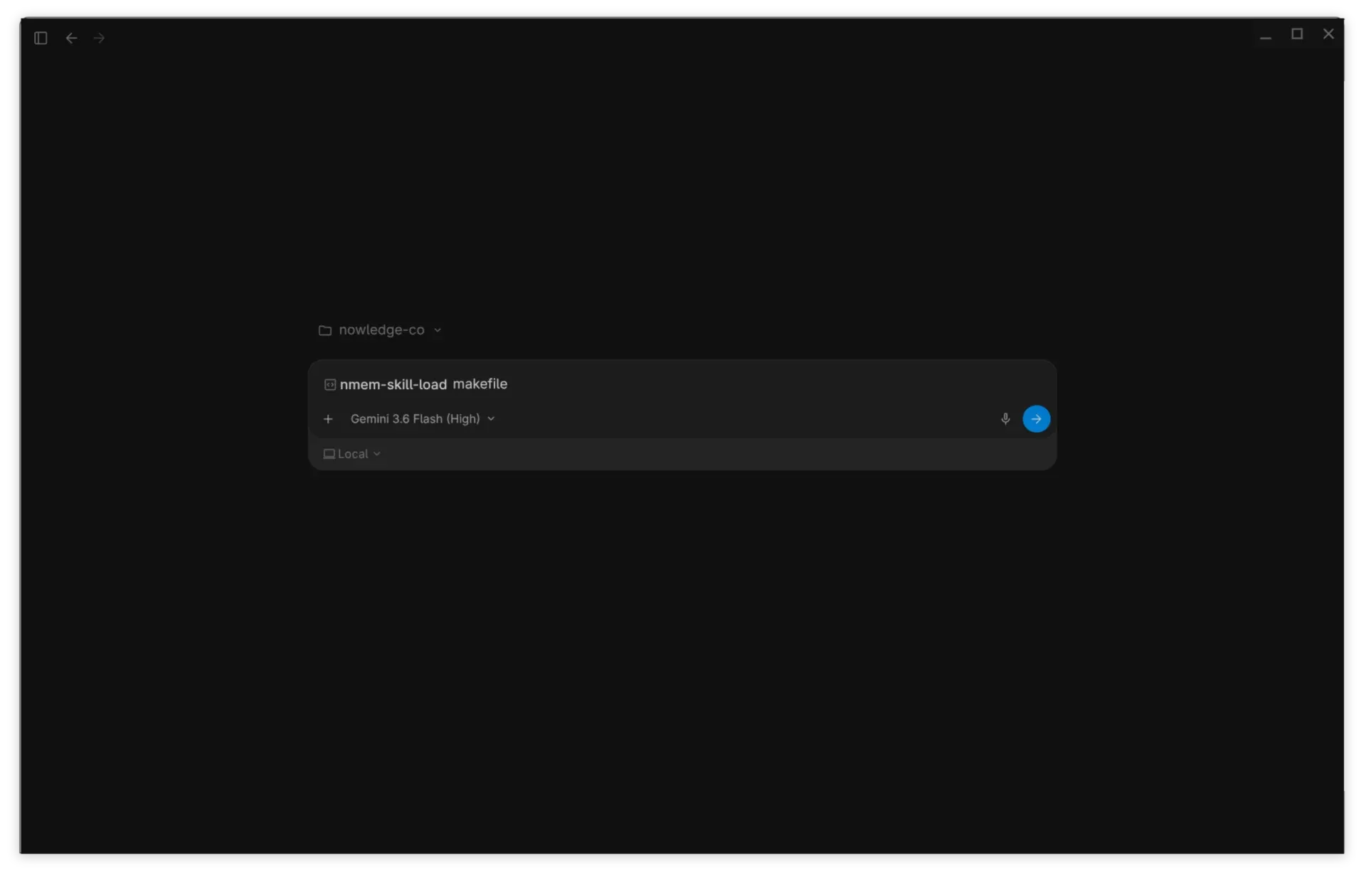 Nowledge Mem skill search results for a Makefile skill