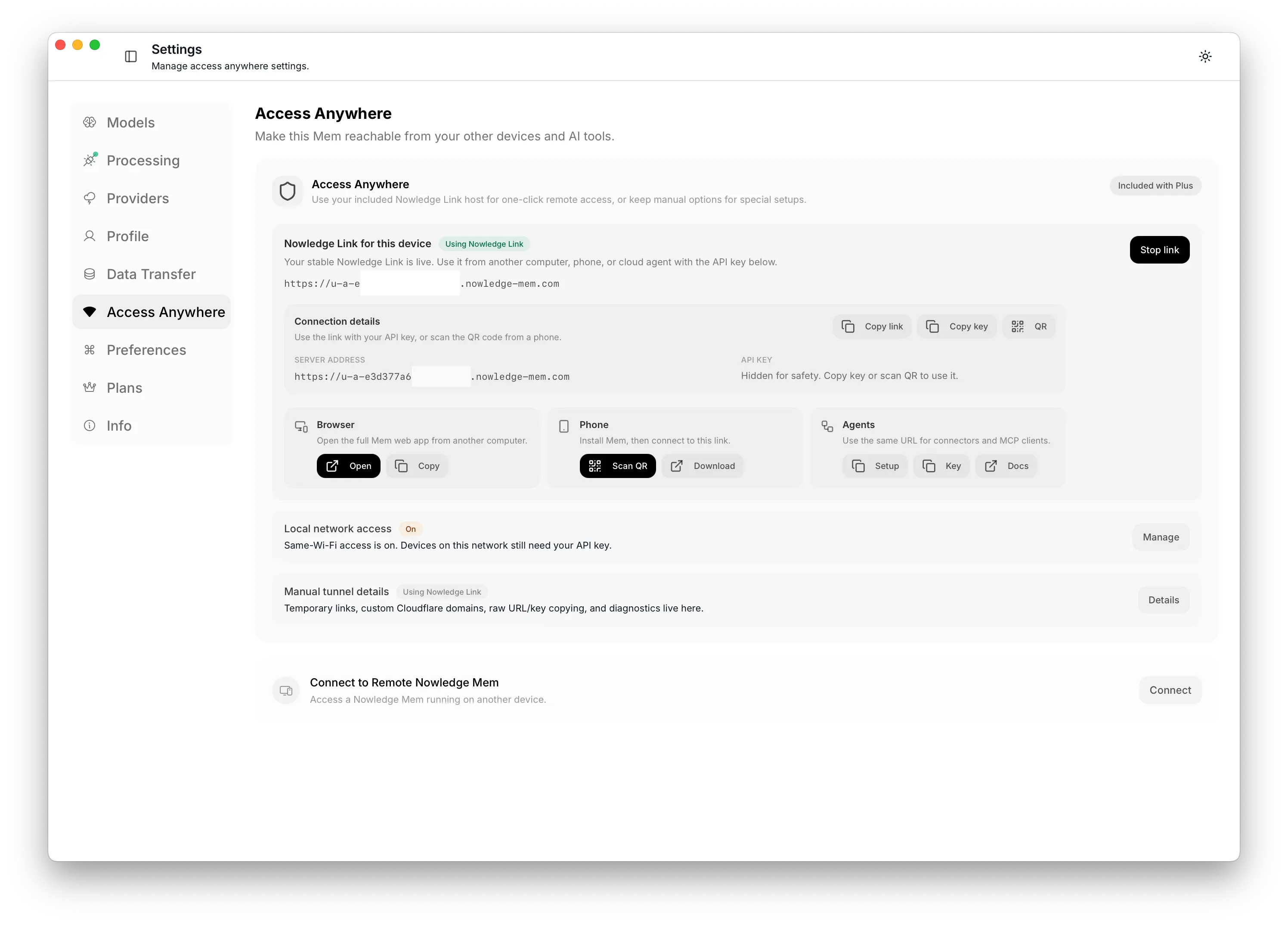 Plus 里的 Nowledge Link
